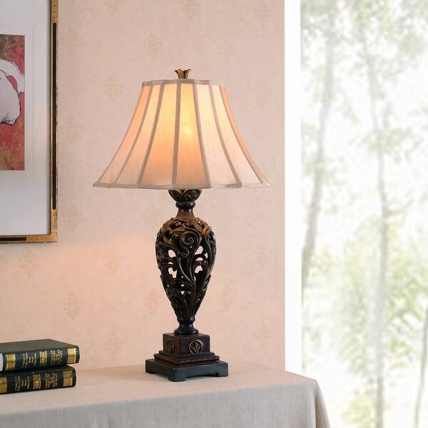Shop Vetaio Golden Ruby 3 Way Table Lamp On Sale Overstock 7579014