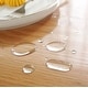 preview thumbnail 13 of 11, Clear Plastic Vinyl Fabric Table Cover Protector Tablecloth for Dining Room Table