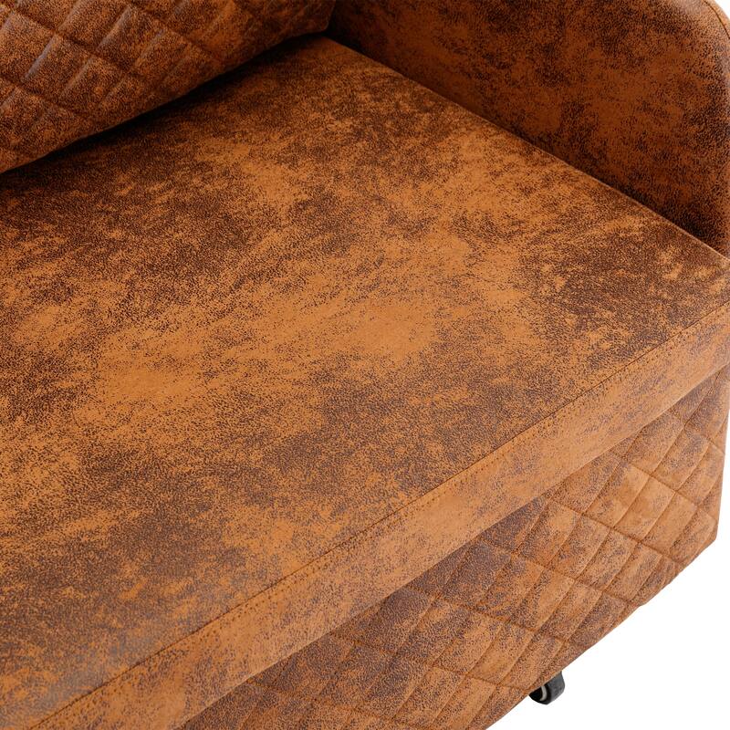 Modern Velvet Loveseat Couch with Pull Out Bed