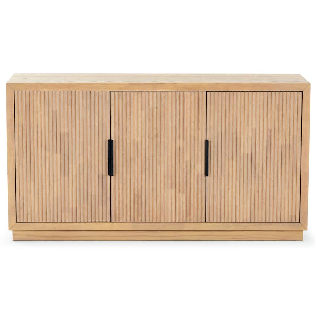 SAFAVIEH Couture Shelbie 3-Door Reeded Sideboard - 60"W x 18"D x 32"H