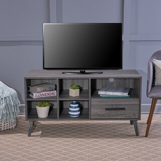 Marceau Mid-century Modern Faux Wood TV Stand by Christopher Knight Home