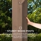 preview thumbnail 17 of 16, Sunjoy 12x20 ft. Wood Gazebo, Outdoor Patio Steel Hardtop Gazebo, Cedar Framed Wooden Gazebo with 2-tier Metal Roof