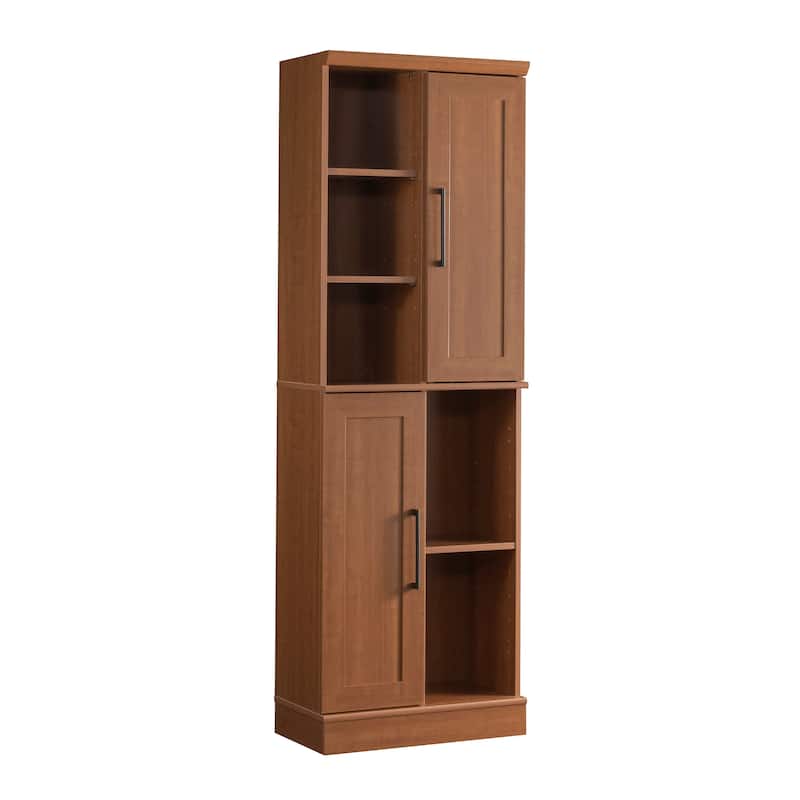 Wood Storage Cabinet with Versatile Storage, Brown - 23.31"W x 12.99"D x 71.42"H