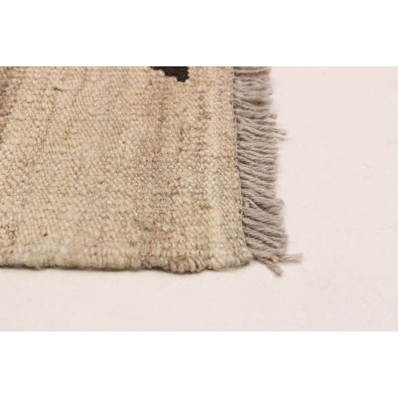 Sivas Beige Kilim 5'11" x 8'1" - 5'11 x 8'1