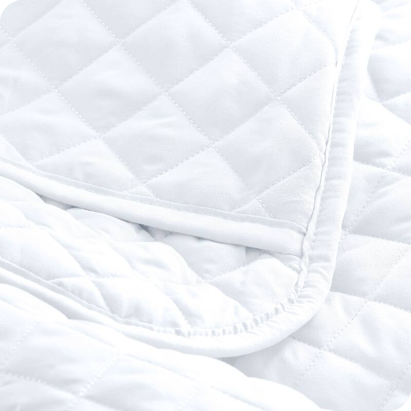 Bare Home Diamond Stitched Lightweight Microfiber Coverlet Set