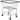 Wire Laundry Cart, 2.8Bushel Wire Laundry Basket with Wheels, 26.7''x21.7''x26.4'' Commercial Wire Laundry Basket Cart