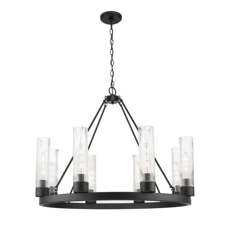 Innovations Lighting Downtown Urban - Boreas - 6 Light 36" Chandelier with 11" Shades