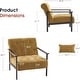 preview thumbnail 33 of 46, MCombo set of 2 Modern Accent, Ergonomics Lounge Chair for Living Room, Chenille, HQ417