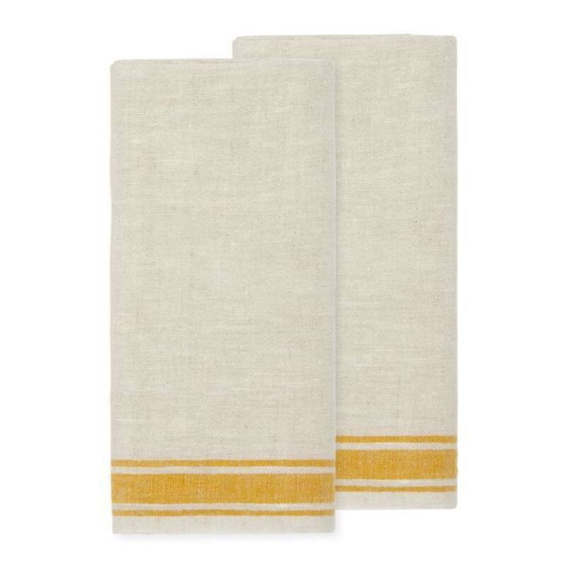 Caravan Easter Spring Towel - Set of 2 - Yellow