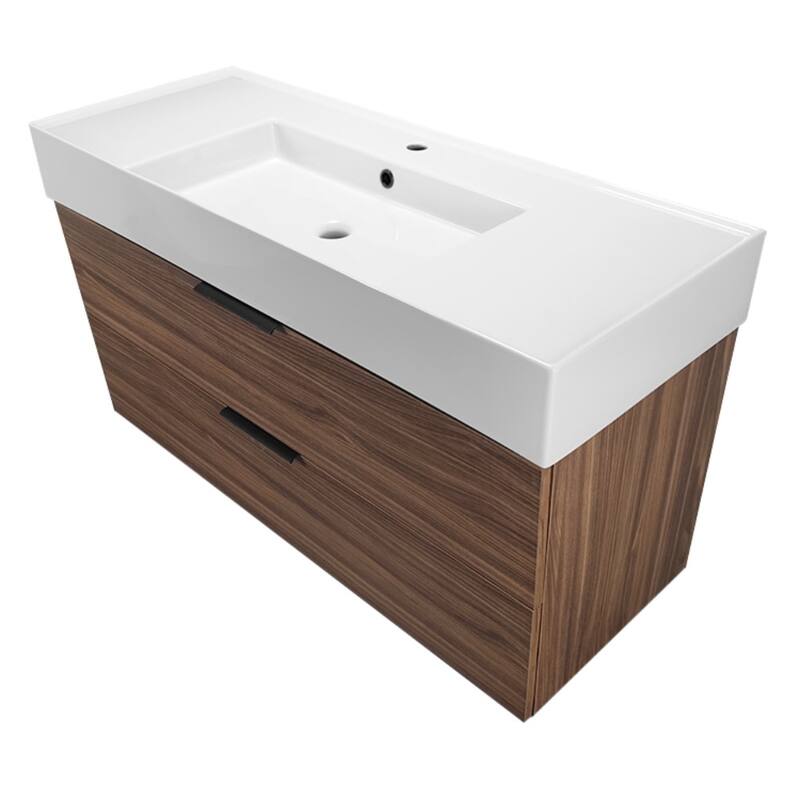 Nameeks Derin-4818-W Derin 48" Wall Mounted Single Basin Vanity Set