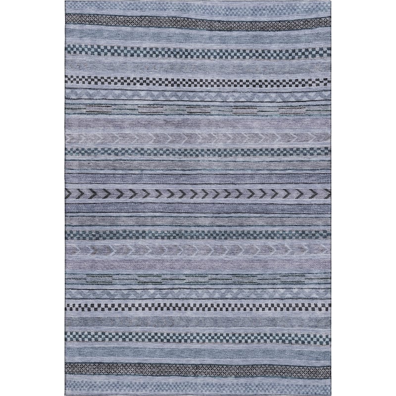 Premium Washable Super Soft Boho Stripes Mayfield Rug