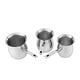 preview thumbnail 4 of 4, STP Goods Stainless Steel Mirror Polished Coffee Pot Cezve Set of 3 - Set of 3