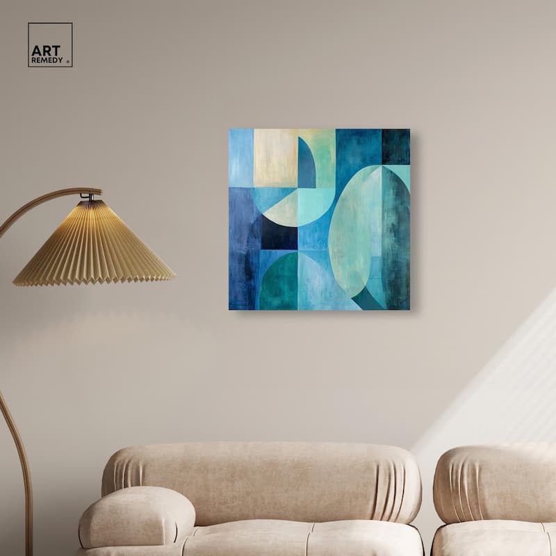 Color Blocks II Canvas by Art Remedy, Gallery Wrapped