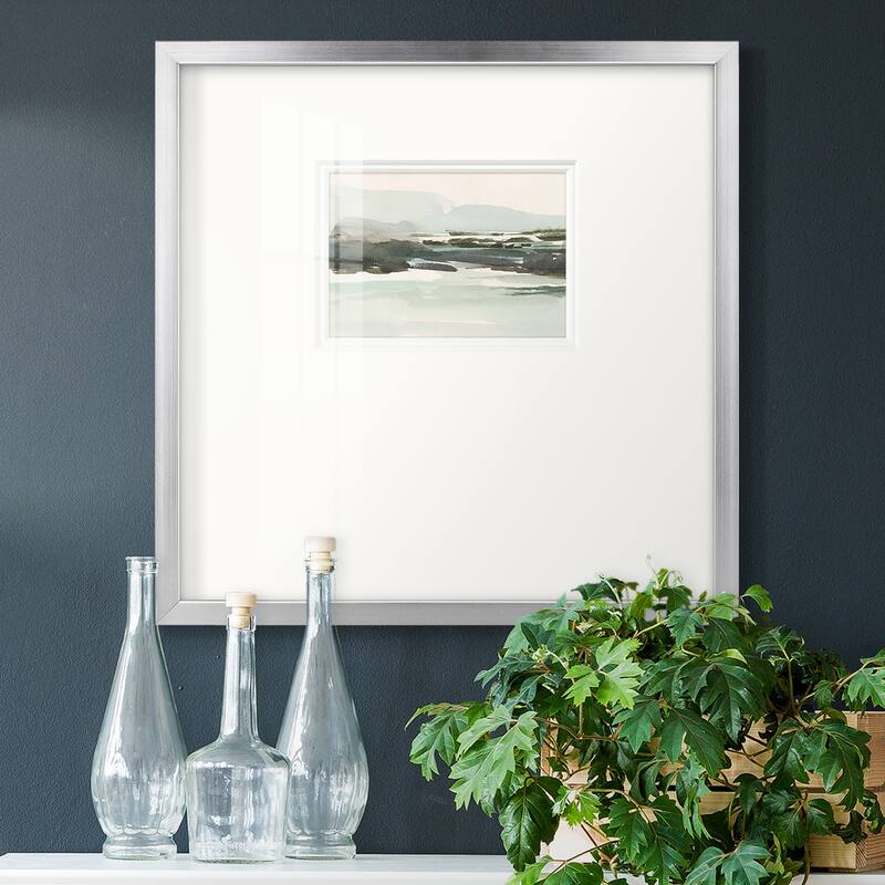 Turquoise Marsh IPremium Framed Print