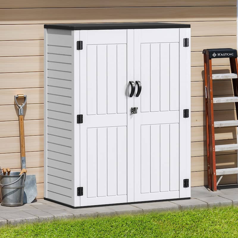 5.6 x 2.3 ft Outdoor Storage Shed