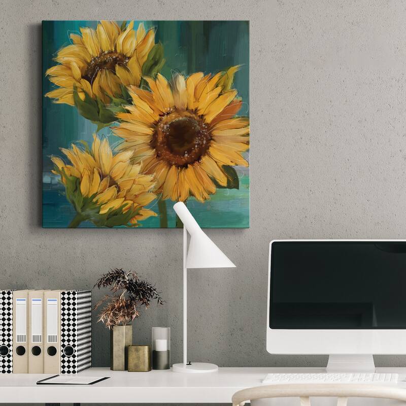 Sunflower I-Premium Gallery Wrapped Canvas - Ready to Hang