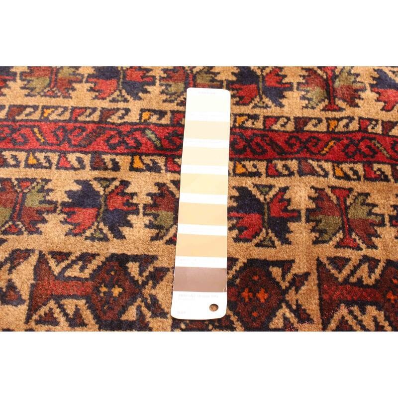 ECARPETGALLERY Hand-knotted Teimani Brown Wool Rug - 2'10 x 4'2