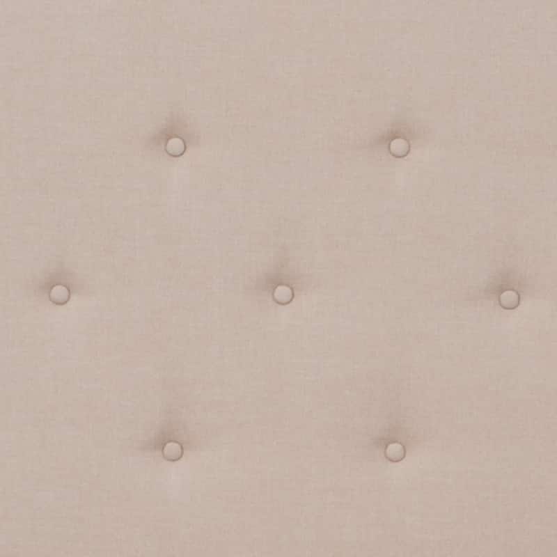 Panel Tufted Upholstered Platform Bed