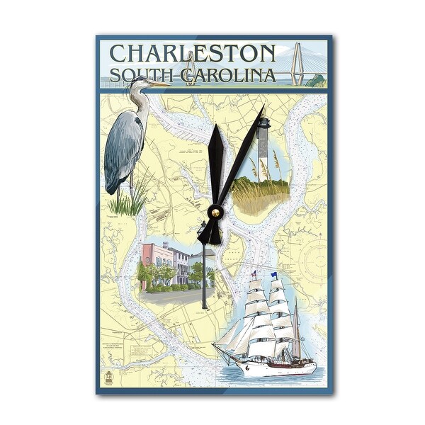 Charleston Nautical Chart Art