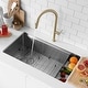 preview thumbnail 72 of 71, Single Handle Pull-Down Sprayer Kitchen Faucet K-141 - Height: 17.25" Spout H: 9" Spout R: 9"