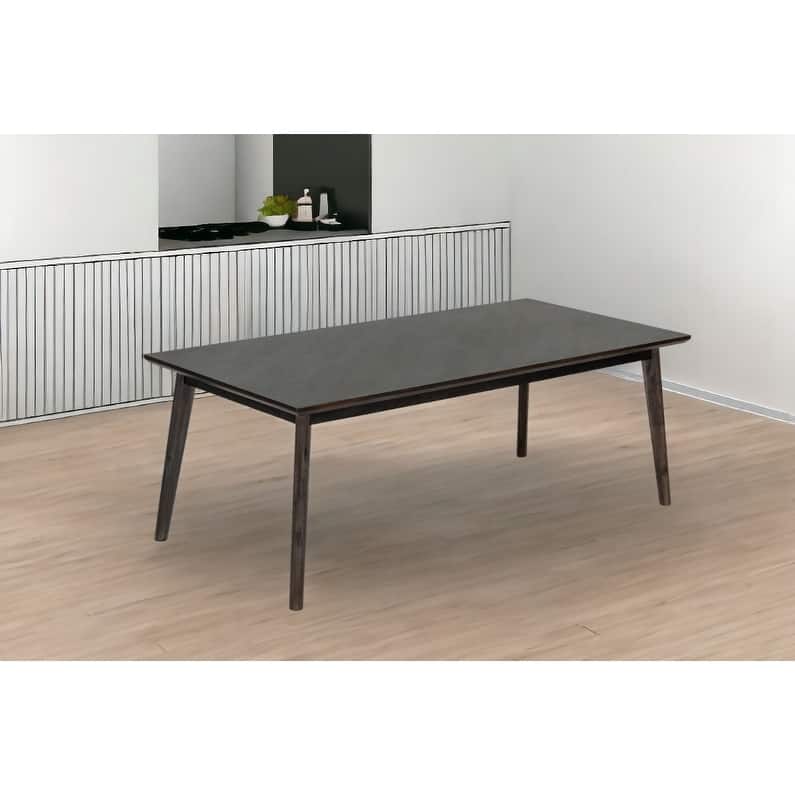 87" Ebony Dining Table