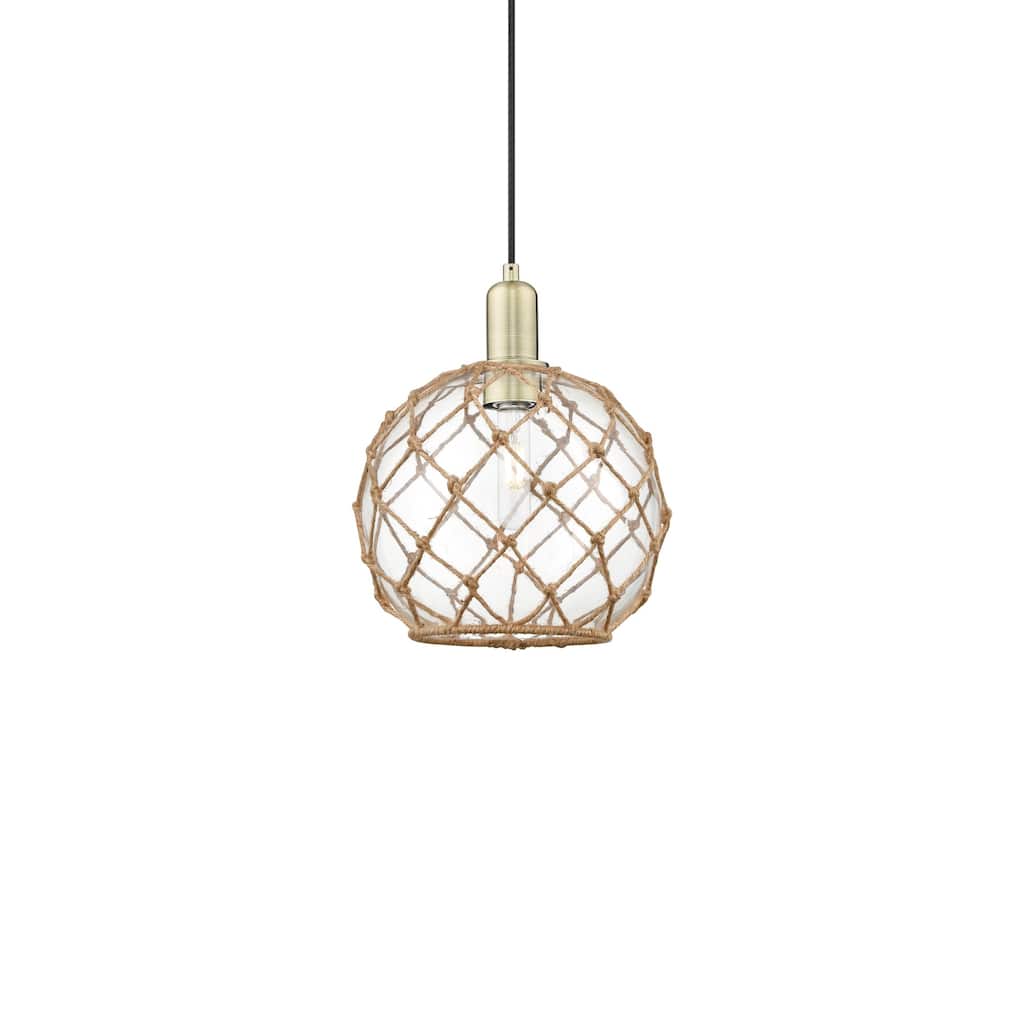 Innovations Lighting 716-1P-13-10 Farmhouse Rope Pendant Farmhouse