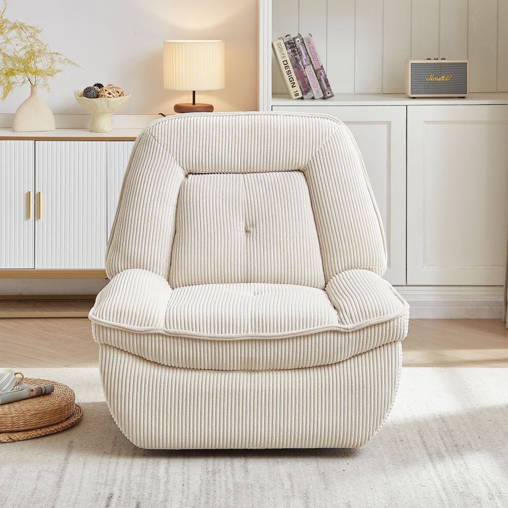 Corduroy swivel chair discount