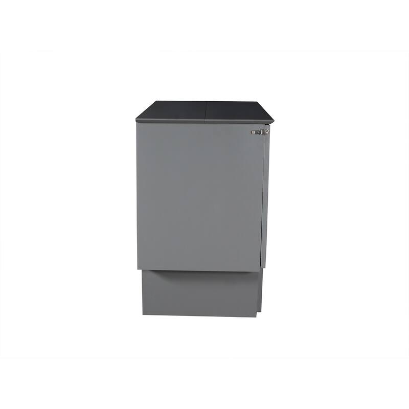 Murphy Bed Chest - Storage Drawer & USB Charger - Space Saving Furniture