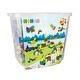 preview thumbnail 1 of 0, Clics Toys Clics Building Blocks Bucket, 850 Pieces Multi - Kids