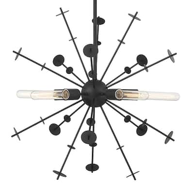 Meridian M7027 5 Light 26" Wide Abstract Sputnik Chandelier
