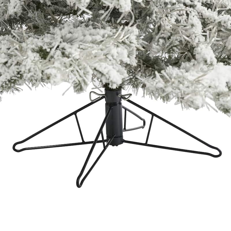 7.5Ft Pre-Lit Christmas Tree - Grand Northern Fir with Warm LED Lights & Bendable Branches - Holiday Decor - White - 84