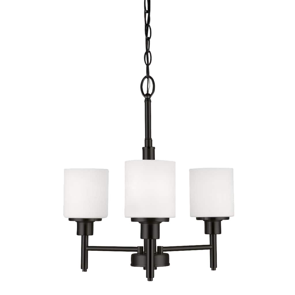 Design House 556647-BLK Aubrey 3 Light 21" Wide Chandelier