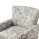 HULALA HOME Nailhead Trim Traditional Accent Armchair with Rolled Arms