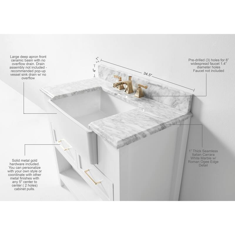 Ancerre Designs Hayley Bathroom Vanity Set