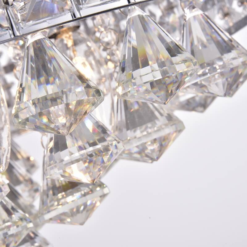 Larion 4 - Light Chandelier Style Drum Flush Mount