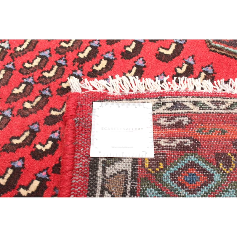 ECARPETGALLERY Hand-knotted Anadol Red Wool Rug - 4'4 x 6'5