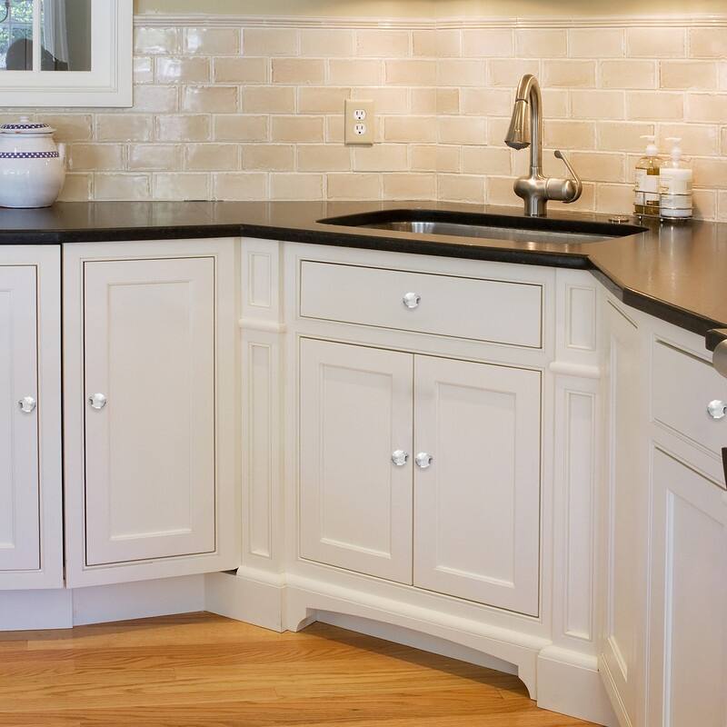 Utopia Alley Hanover Cabinet Ring Pull Knob-Polished Chrome Drawer Drop Pull Knobs 1.2" - 25 pack