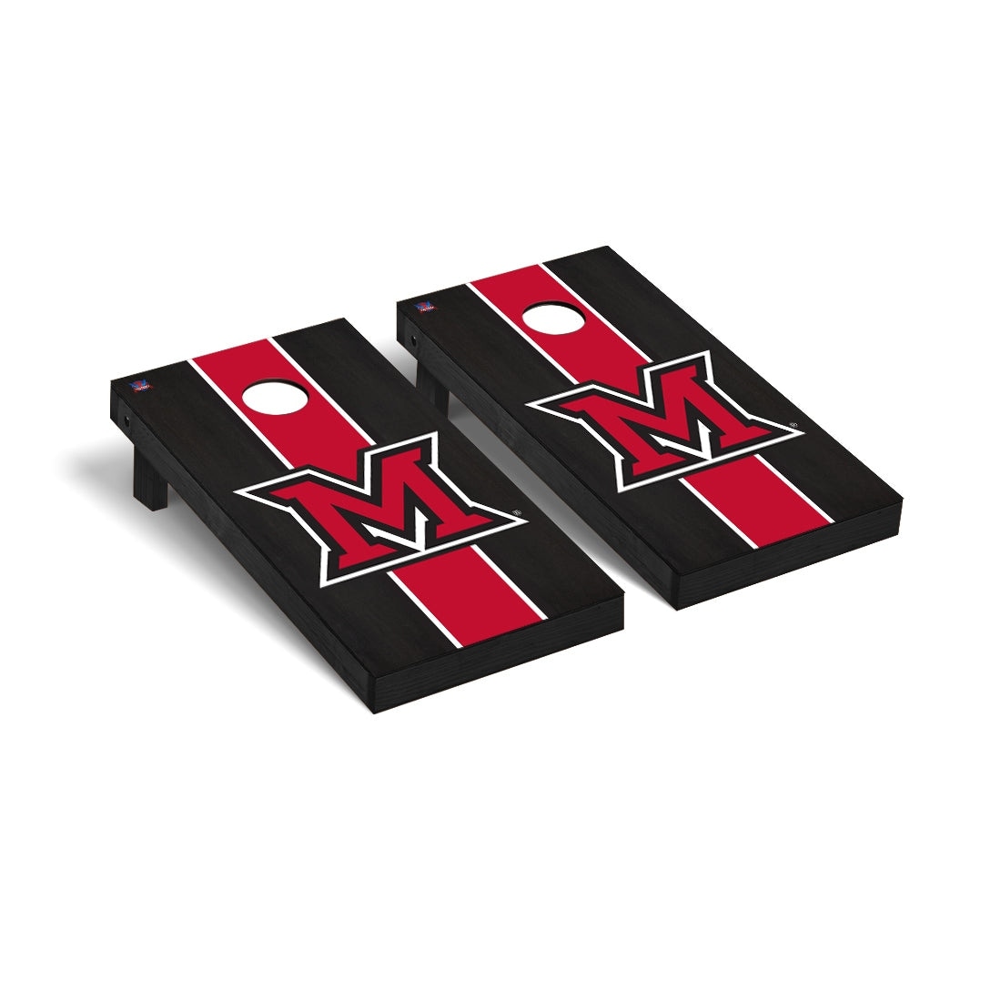 Miami University RedHawks 2x4 Pro Cornhole Boards - V5
