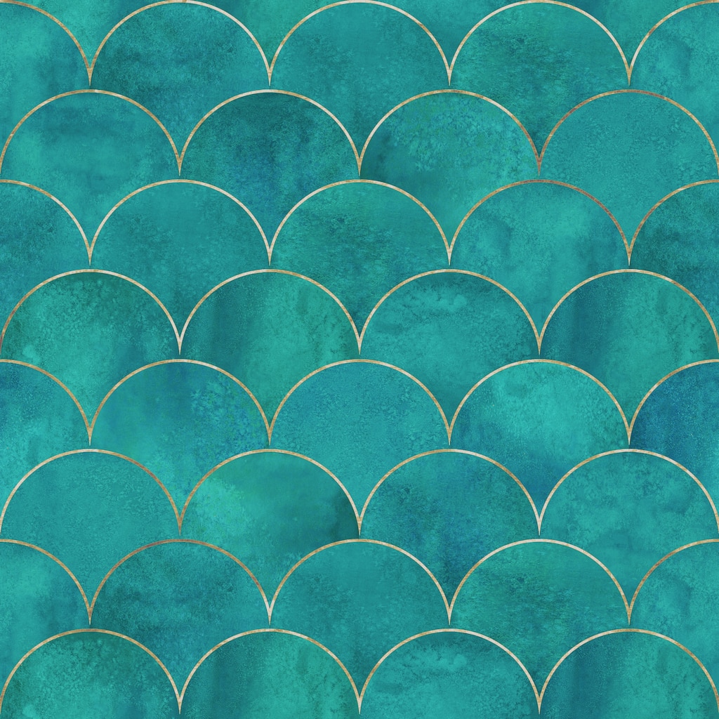 Ocean Waves Removable Wallpaper - 10'ft H x 24''inch W