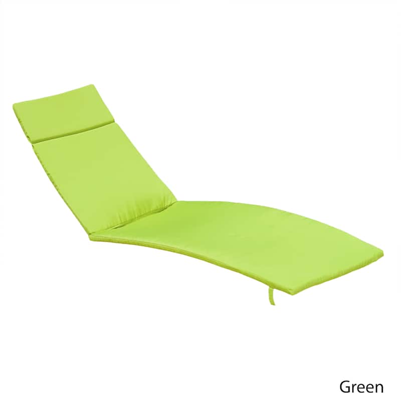 Salem Outdoor Chaise Lounge Cushion by Christopher Knight Home