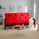 Porch & Den Hansen Full-size 10-inch Futon Mattress - Red - Full
