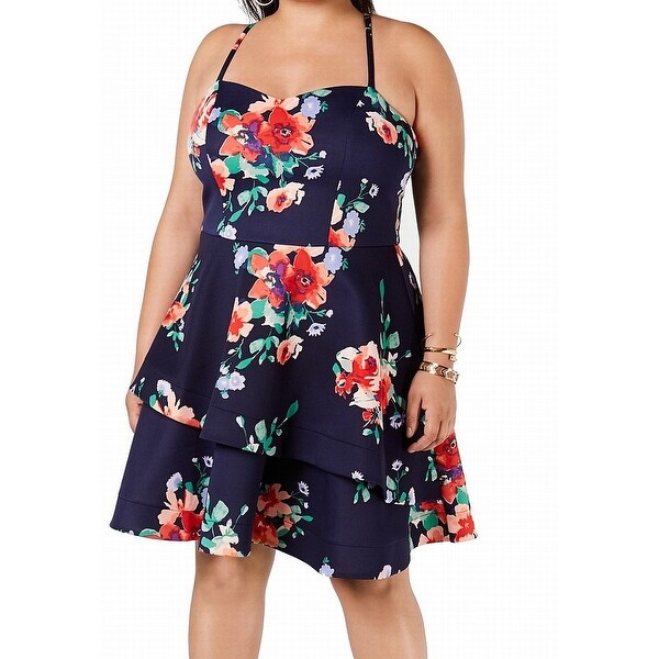 floral dress size 20