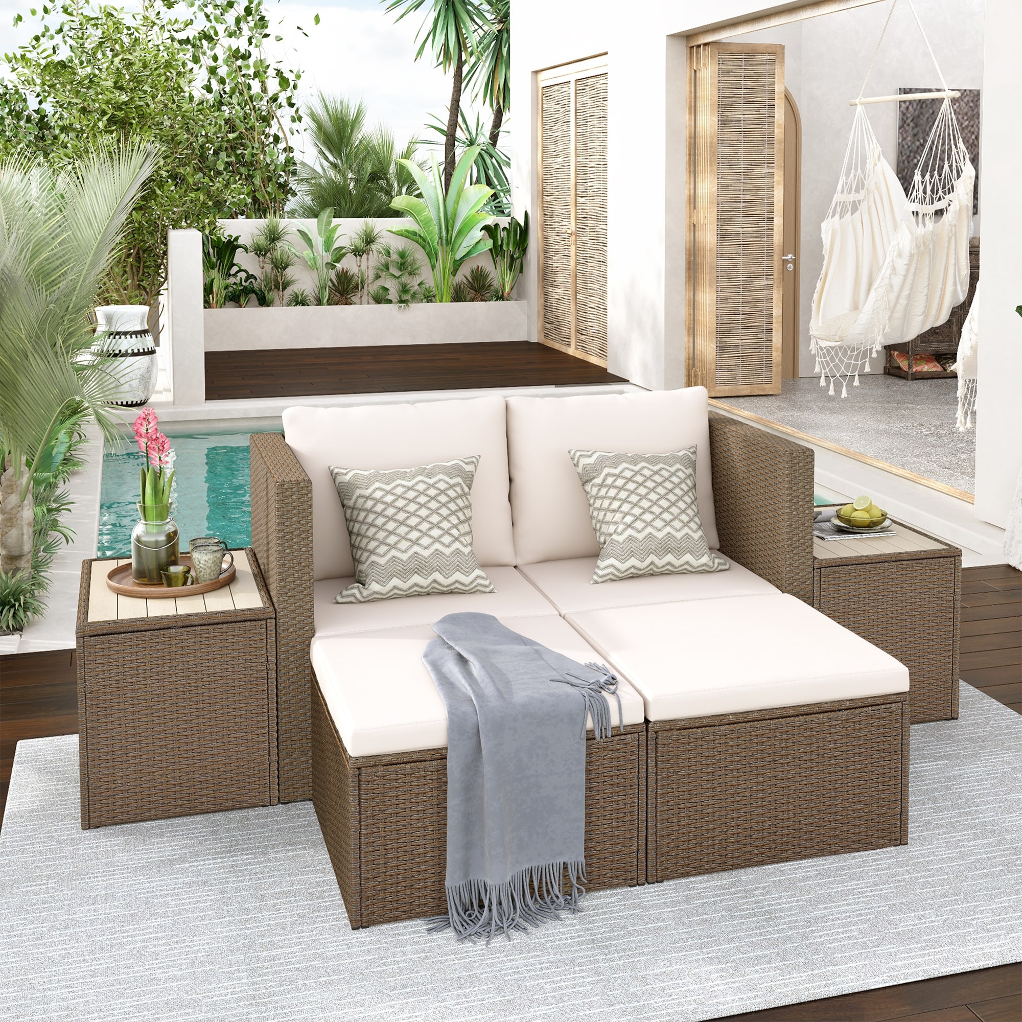 Garden sofa online 6 seater