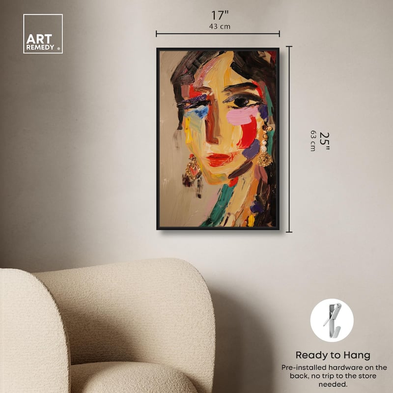 Colorful Expression II Canvas by Art Remedy