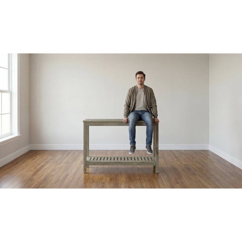 DTY Outdoor Living Longs Peak Eucalyptus Console Table