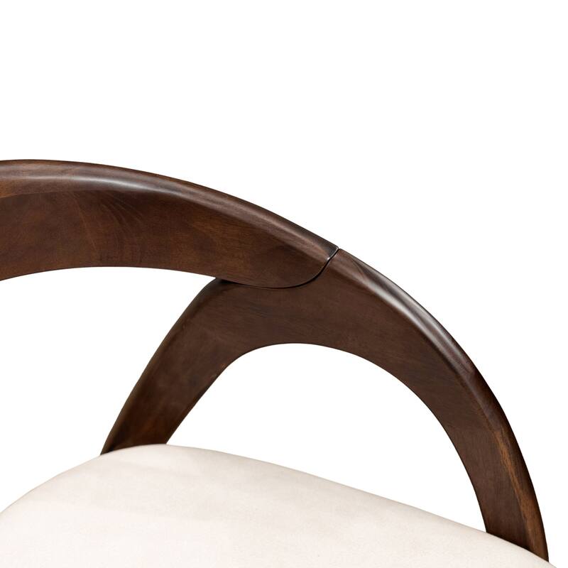 Furniture of America Abigail XI Mid-century Modern Handcrafted Solid Wood Dining Chairs (Set of 2)