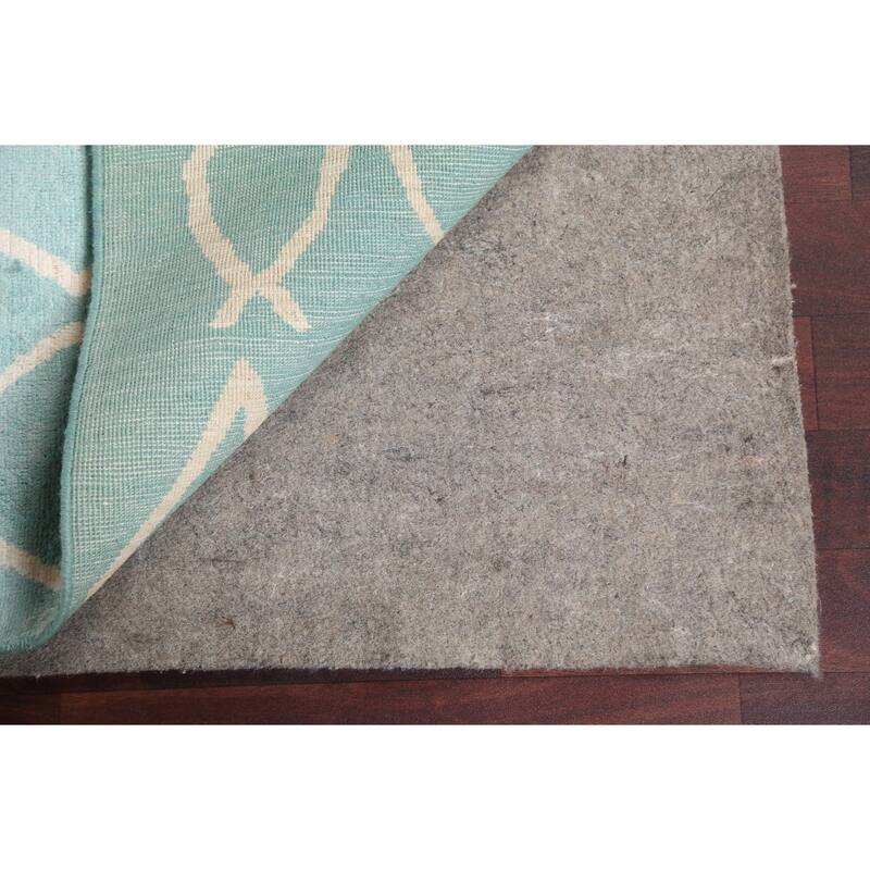 Contemporary Moroccan Vegetable Dye Area Rug Hand-knotted Wool Carpet - 5'6" x 7'9"