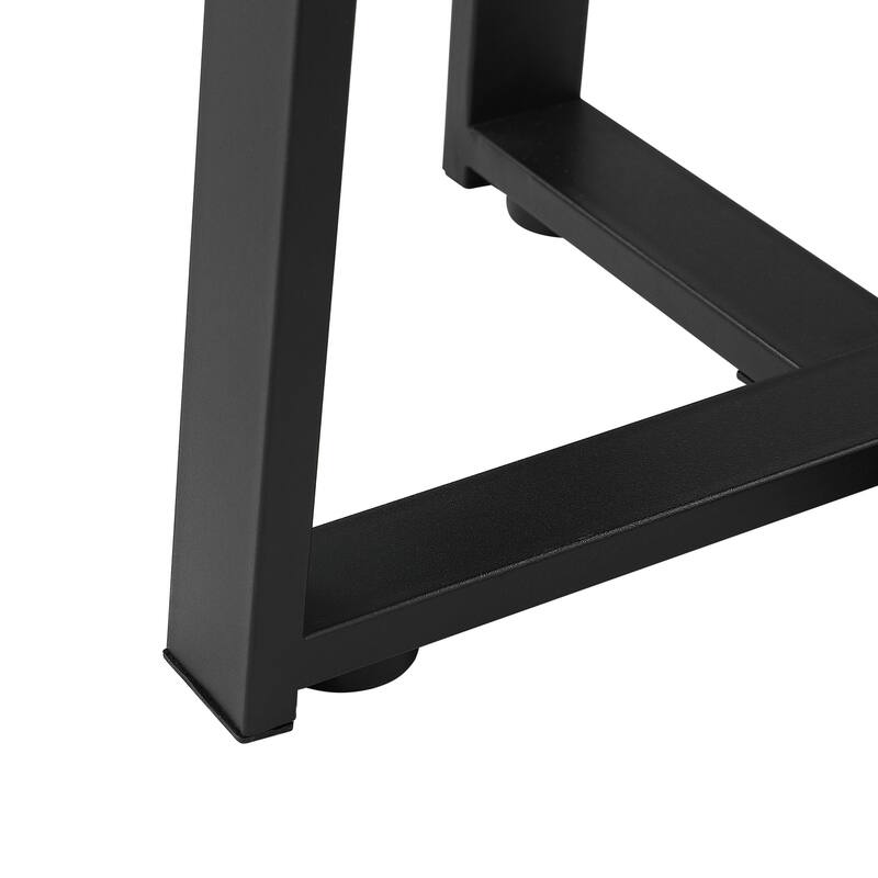 Modern Round Side Table Accent End Table with Faux Marble Tabletop