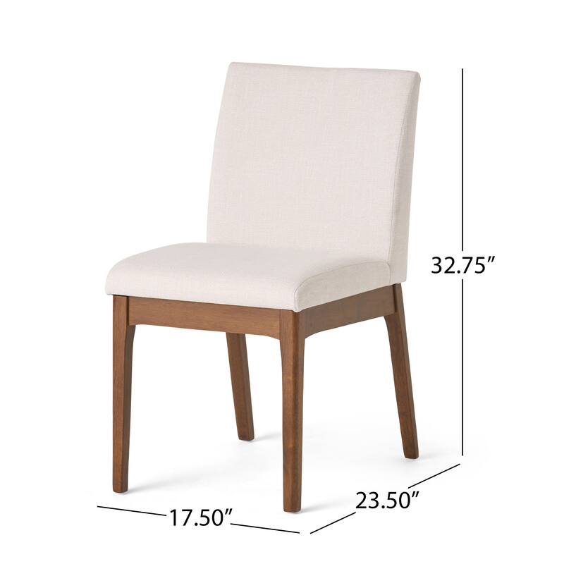 Kwame Fabric Dining Chair (Set of 2) by Christopher Knight Home - N/A