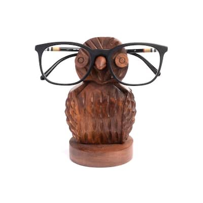 Hoodwink - Owl Eye Glass Holder - 3" L, 3" W, 5.5" H